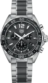 TAG Heuer Formula 1 CAZ1011.BA0843 43mm Ceramic and Stainless steel Gray