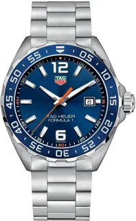 TAG Heuer Formula 1 Quartz WAZ1010.BA0842 43mm Stainless steel Blue