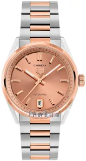 TAG Heuer Carrera Caliber 7 Automatic WBN2350.BD0000 Rose gold and Stainless steel Pink