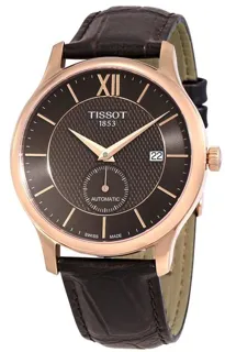 Tissot Tradition T063.428.36.068.00 40mm Rose gold Gray