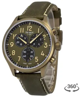 Tissot XL T116.617.36.092.00 45mm Stainless steel and PVD Khaki