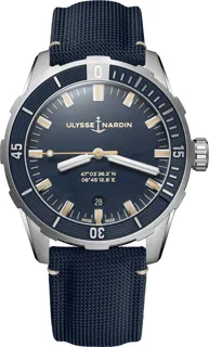 Ulysse Nardin Diver 8163-175/93 Stainless steel Blue