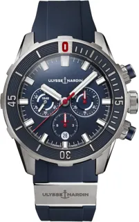 Ulysse Nardin Diver Chronograph 1503-170-3/93 Titanium Blue