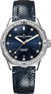 Ulysse Nardin Lady Diver 8163-182B.2/13 Stainless steel Blue