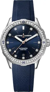 Ulysse Nardin Lady Diver 8163-182B-3/13 Stainless steel Blue