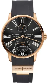 Ulysse Nardin Marine 1182-310-3/42 Rose gold Black