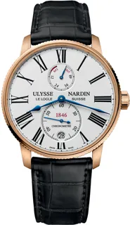 Ulysse Nardin Marine 1182-310/40 Rose gold White