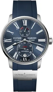 Ulysse Nardin Marine 1183-310-3/43 Stainless steel Blue