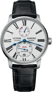 Ulysse Nardin Marine 1183-310/40 Stainless steel White