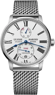 Ulysse Nardin Marine 1183-310-7MIL/40 Stainless steel White