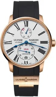 Ulysse Nardin Marine Torpilleur 1182-310-3/40 Rose gold White