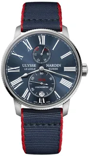 Ulysse Nardin Marine Torpilleur 1183-310-3A/0A Stainless steel Blue