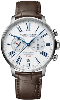 Ulysse Nardin Marine Torpilleur 1533-320LE-0A-175/1A Stainless steel White