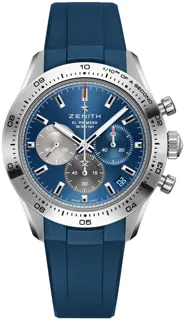 Zenith Chronomaster Sport 03.3114.3600/51.R950 Stainless steel Blue