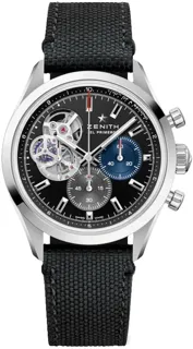 Zenith El Primero 03.3300.3604/21.C822 Stainless steel Black