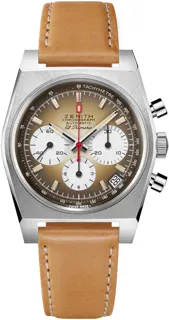 Zenith El Primero Chronomaster 03.A384.400/385.C855 Stainless steel Brown