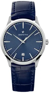 Zenith Elite 03.3100.670/02.C922 Stainless steel Blue