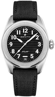 Zenith Pilot 03.4000.3620/21.I001 Stainless steel Black