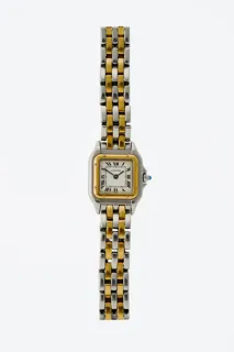 Cartier Panthère 20mm Yellow gold and Stainless steel Beige