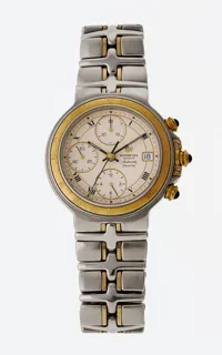 Raymond Weil Parsifal Stainless steel and 18k yellow gold Beige