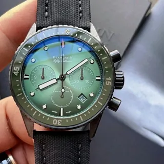 Blancpain Fifty Fathoms Bathyscaphe Chronographe Flyback 5200-0153-B52A 43.6mm Ceramic Green