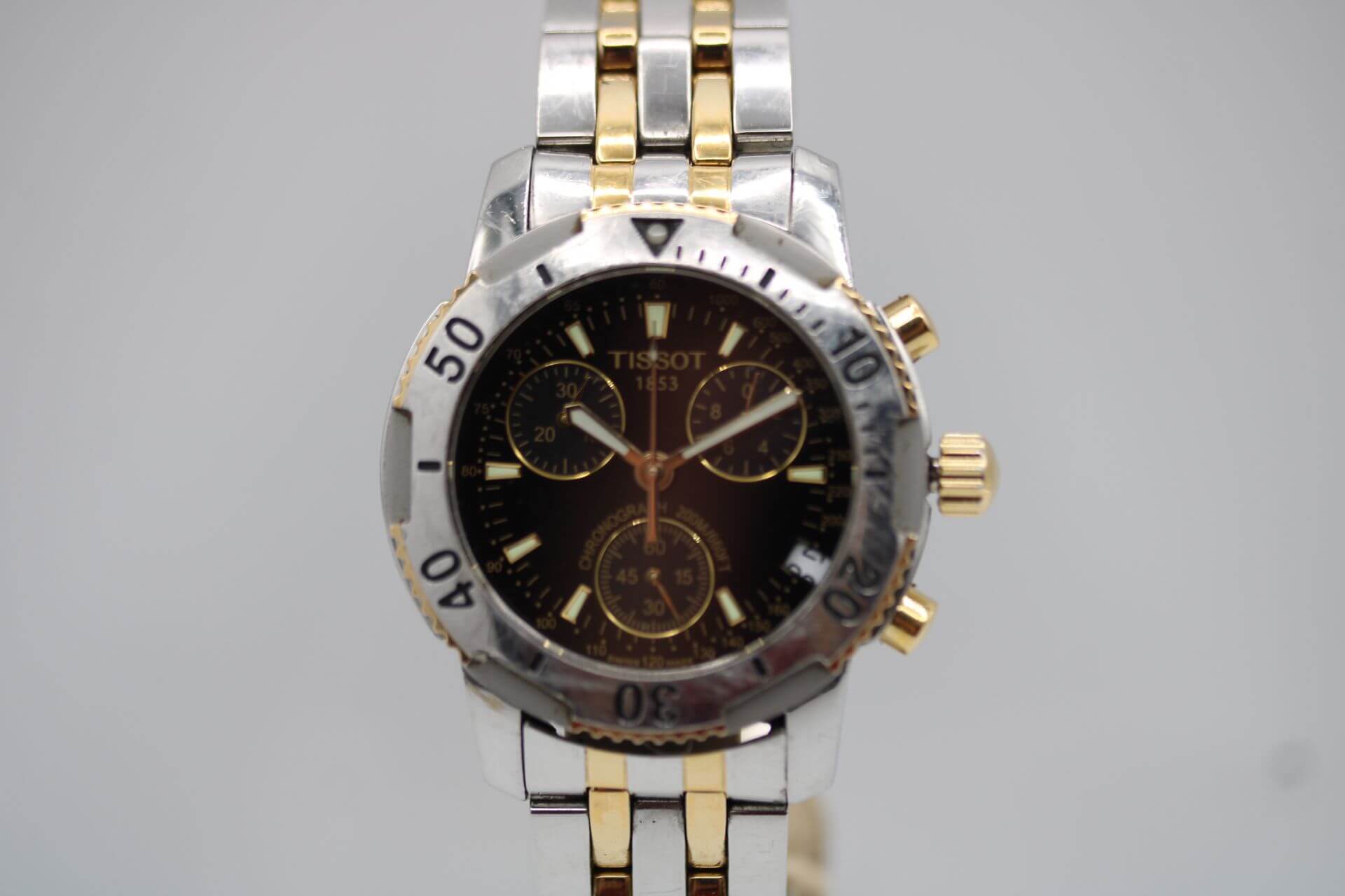 tissot PRS 200 アキラ Tissot PRS 200 Chronograph Quartz Black Dial Men's Watch T17