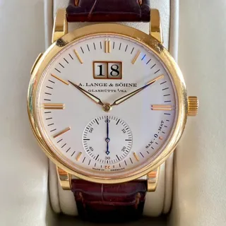 A. Lange & Söhne Langematik 308.032 37mm Rose gold Silver