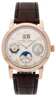 A. Lange & Söhne Langematik 310.032 38mm Rose gold Silver