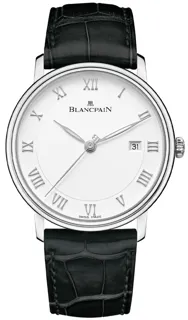 Blancpain Villeret 6651-1127-55B 40mm Stainless steel White