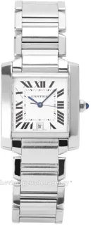 Cartier Tank Française W51002Q3 Stainless steel Silver