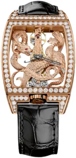 Corum Golden Bridge 113.265.85/0001 DP55R Rose gold Pink