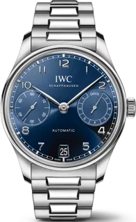 IWC Portuguese IW501704 42mm Stainless steel Blue