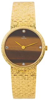 Omega 3262001CN 18k yellow gold Brown