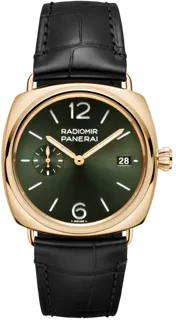 Panerai Radiomir PAM01437 40mm Yellow gold Green