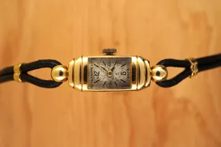 Patek Philippe Rectangular Mini-Ladies 30s & Stepped Case EG450179PPLY Yellow gold Patinae