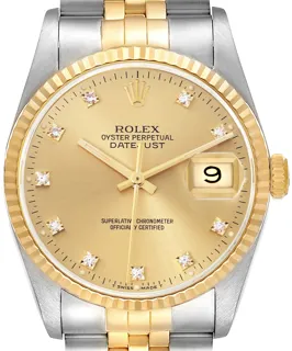 Rolex Datejust 36 16233 Stainless steel Champagne