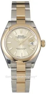 Rolex Lady-Datejust 279163-0002 Yellow gold and Stainless steel Champagne