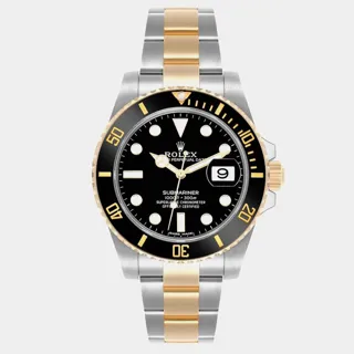 Rolex Submariner 116613 Yellow gold and Stainless steel Black