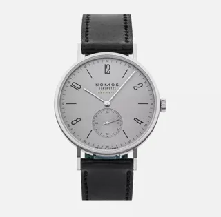 NOMOS Tangente 144 Stahl galvanized$rhodium-plated