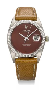 Rolex Datejust 1601 18k white gold Red