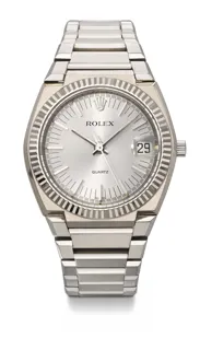 Rolex Datejust Oysterquartz 5100 Yellow gold Silver