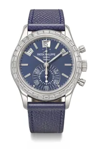 Patek Philippe Annual Calendar Chronograph 5961P-001 Platinum Blue