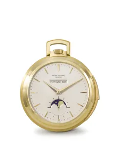 Patek Philippe Perpetual Calendar 844 18k Gold Silver