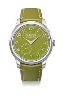 F.P. Journe Chronomètre Souverain 'Dubai Boutique' Platinum Green