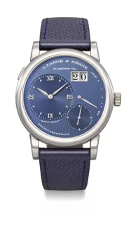 A. Lange & Söhne Lange 1 101.027 White gold Blue