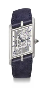 Cartier Tank Asymétrique WHTA0012 Platinum Skeletonized