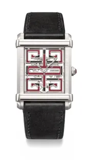 Cartier Tank Chinoise Platinum Skeletonized