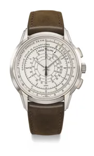 Patek Philippe Multi-Scale Chronograph 5975G-001 White gold Silver