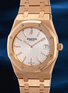 Audemars Piguet Royal Oak 15202OR.OO.0944OR.01 39mm Rose gold Silver