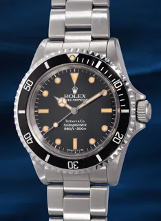 Rolex Submariner 5513 40mm Stainless steel Black